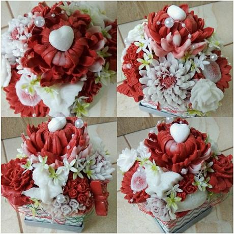 Mydlové kytičky,boxy, 