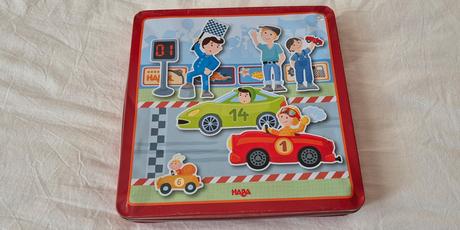 Magnetická knižka barvy a magnetická hra autá, 