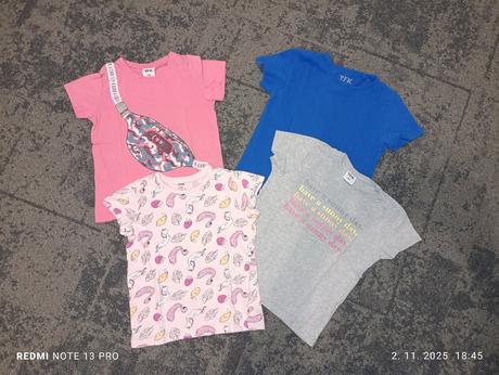 Dievčenské tričká na donosenie, 128