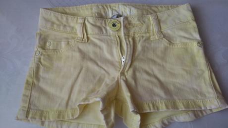 Žlté kraťasy 128/134, lindex,128