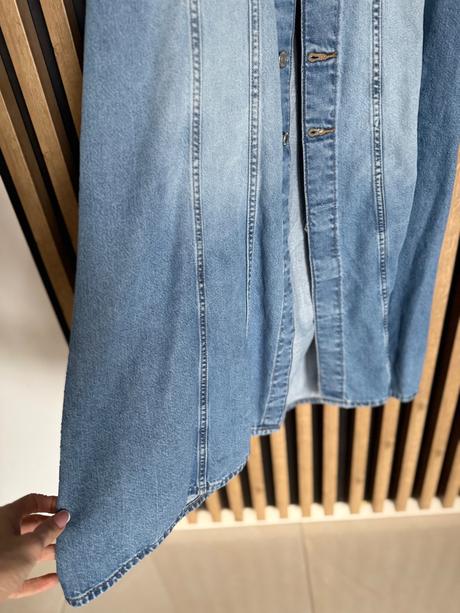 Rifľové midi šaty h&m , veľ. xs, h&m,xs