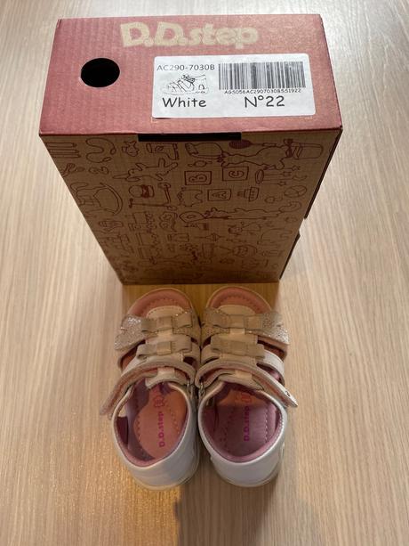 Kožené sandálky d.d.step 22, d.d.step,22