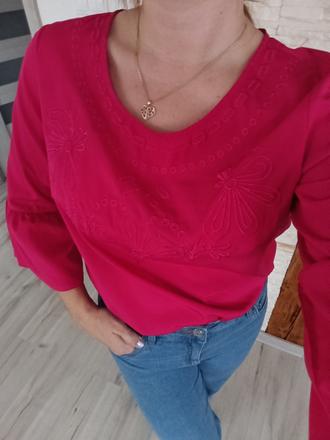 Cyklaménová blúzka, bonprix,l