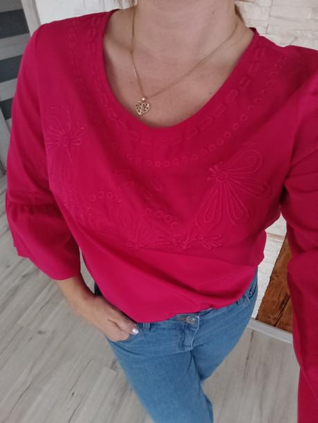 Cyklaménová blúzka, bonprix,l