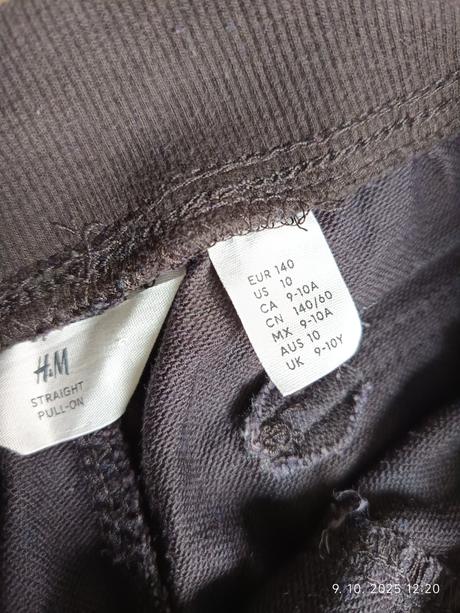 Nohavice, h&m,140