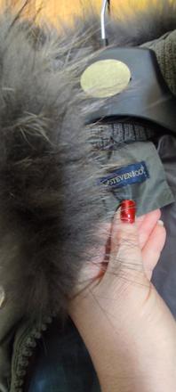 Bunda s pravou kožušinou, s