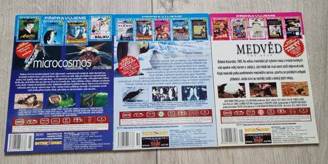 Dvd hit - putování tučňáku, microcosmos, medvěd,