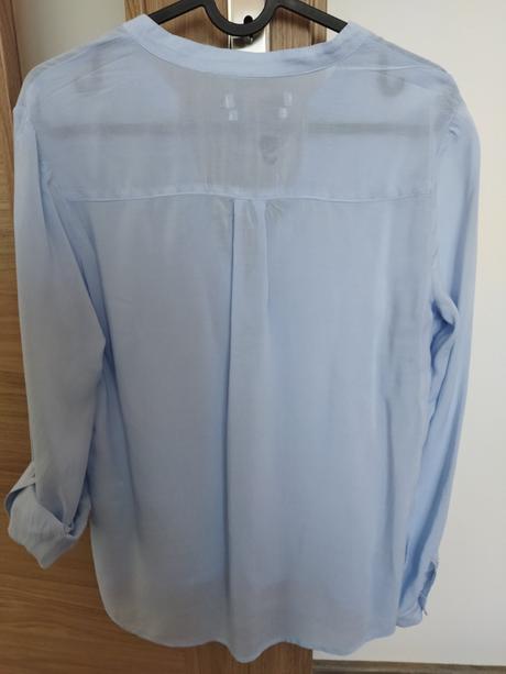 Voľnejšia blúzka s roll-up rukávmi s/m, pull&bear,s