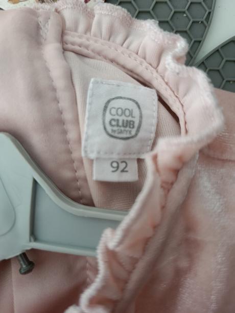 Šaty zamat ružové 92, coolclub,92