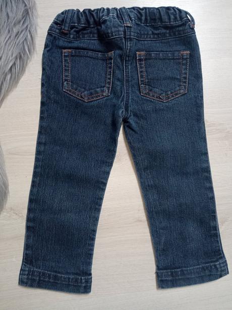 Dievčenské tmavomodré rifle f&f, veľk.1 1/2-2 r., f&f,86