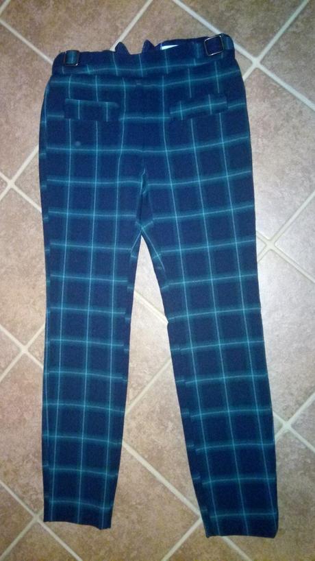 Kárované nohavice, zara,140