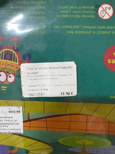 Mudpuppy - nálepky hrame sa na robotov, 