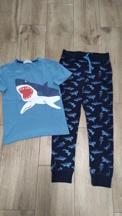 Komplet tepláky v 134/140, h&m,134