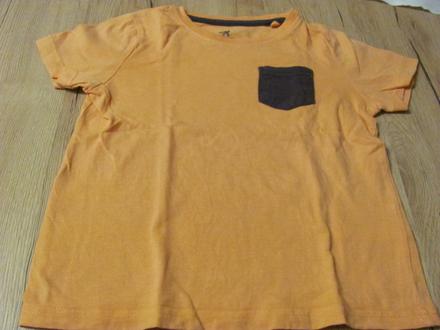 Oranžové tričko veľ. 98-104, lupilu,98