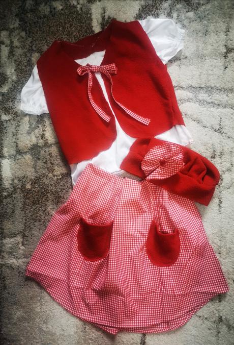 Červená čiapočka kostým 110/116 rez., 