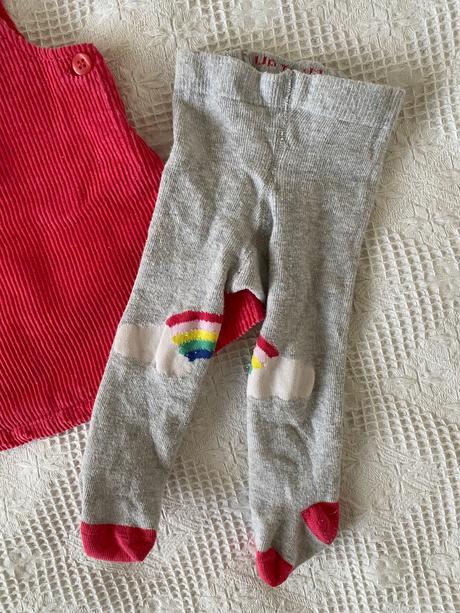 Menčestrové šaty next s pančuškami, next,68