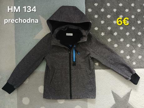Softshellova bunda 134, h&m,134