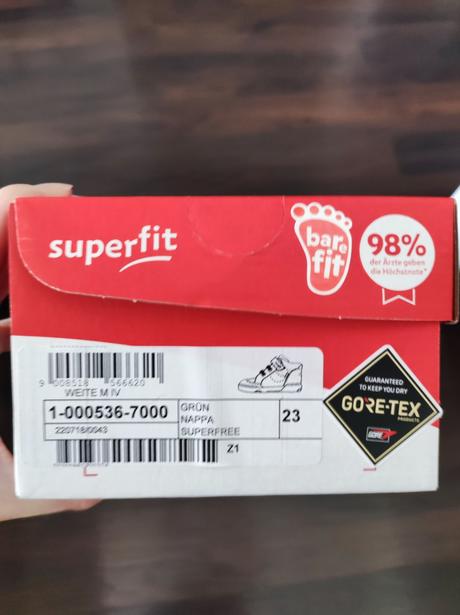 Superfit superfree topanky barefoot, superfit,23