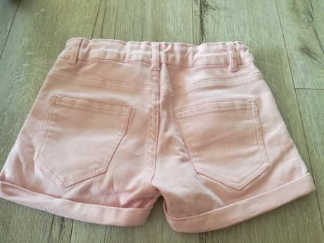 Bavlnené riflové kraťasy, takko,140