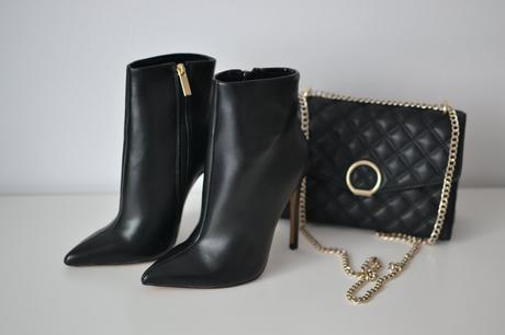 Čierne kotníkové čižmy 36, 36