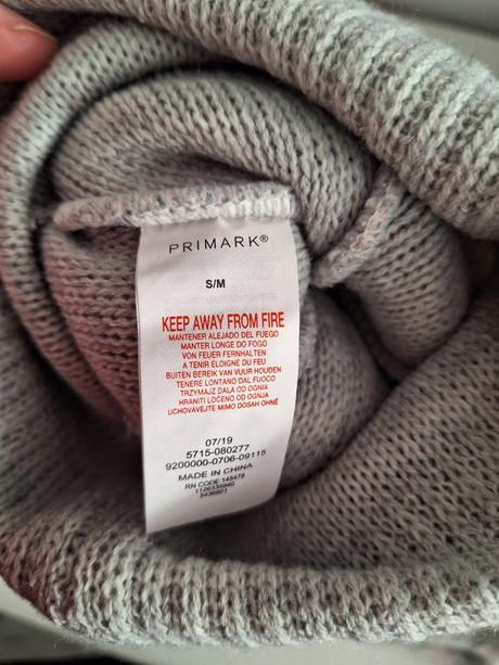 Detská zimná čiapka so šálom, primark,<50