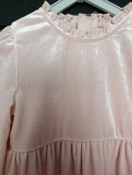 Šaty zamat ružové 92, coolclub,92