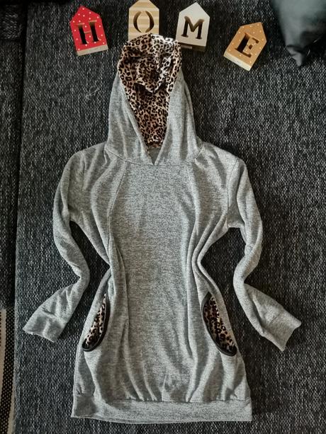 Štýlová predĺžená mikina,