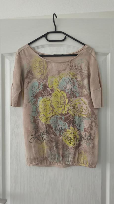 Béžová blúzka/béžový top orsay veľ.36, orsay,s