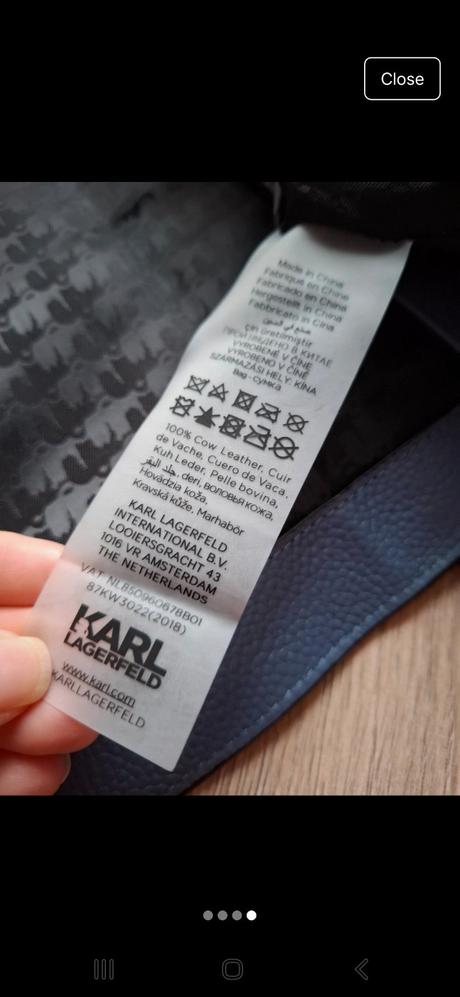 Kabelka karl lagerfeld, karl lagerfeld