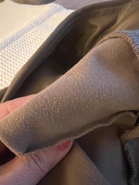 Koženkové nohavice farba cappuccino, veľkosť s, s