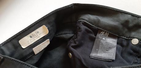 Nohavice slim h&m 25x32, h&m,s