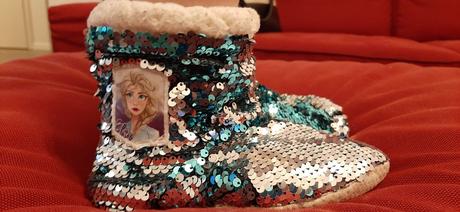 Zateplene prezuvky na doma, anna a elza, disney,30