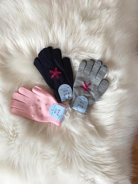 Dievčenské pletené rukavice, 128 / 134 / 140 / 146 / 152