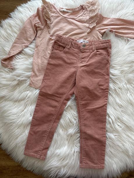 Menčestrové nohavice zara, zara,104