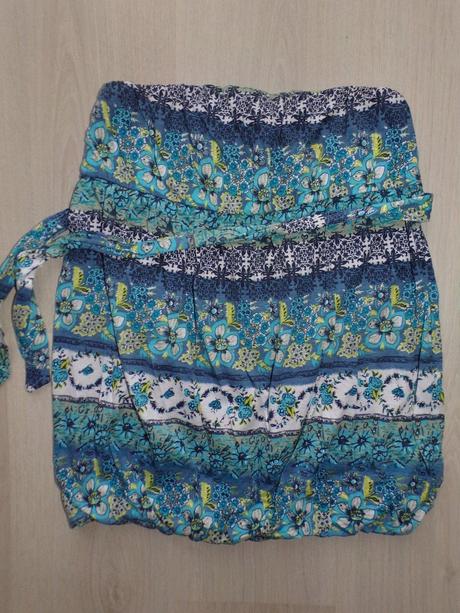 Dámske modré vzorované letné tričko (m), piazza italia,m