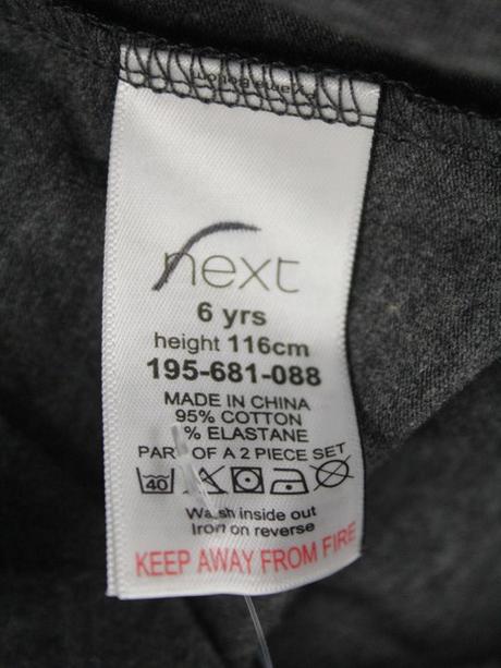 Dievčenské 3/4 legíny next veľ. 6 r. a, next,116