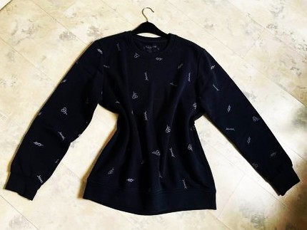 Tepláková mikina, pull&bear,m