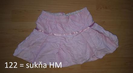 Sukňa, h&m,122