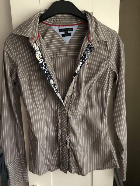 Damska sivá košeľa tommy hilfiger, tommy hilfiger,s