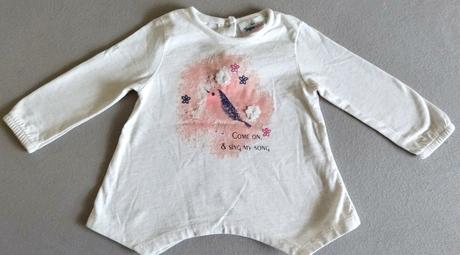 Tričko/tunika vtáčik, topolino,62