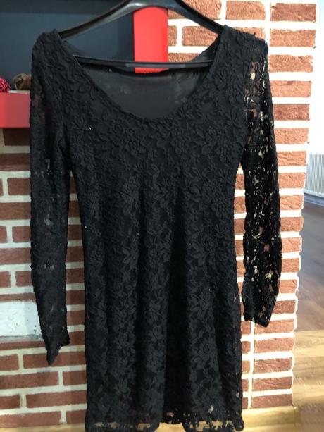 Čierne,cipkovane šaty, amisu,m