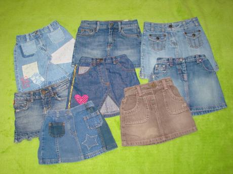 Hnedá riflová sukňa, next,86