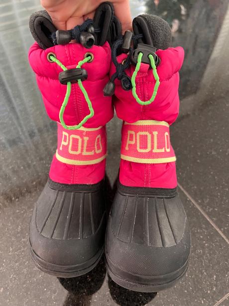 Ralph lauren dievčenské snehule vel.31, ralph lauren,31