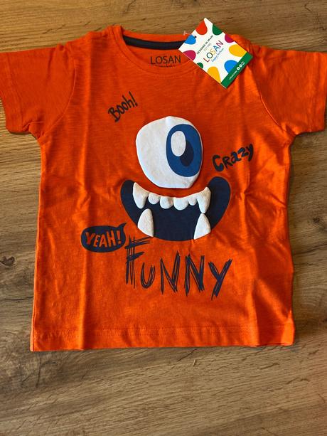 Tricko funny monster, losan,92 / 98 / 104