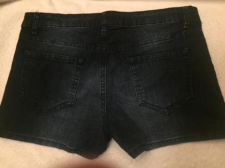 Elastického, rifľové šortky, f&f,36