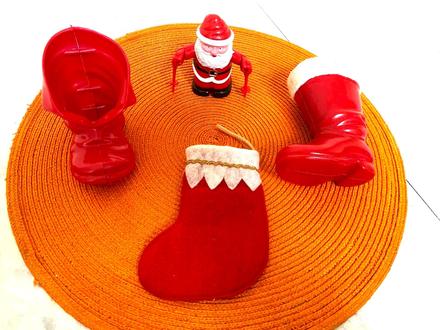 Mikulášske čižmičky/dekorácie 4 ks, 