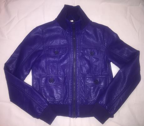 Koženková bunda, h&m,164