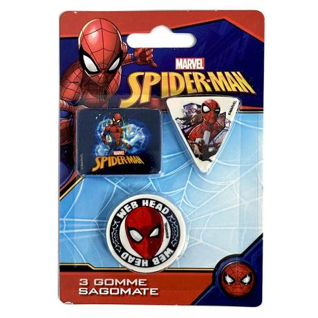 Školská guma 3ks spiderman - skladom, dns201722,