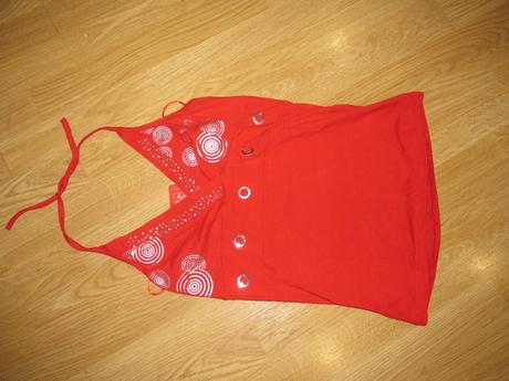 Červený top v. m, m