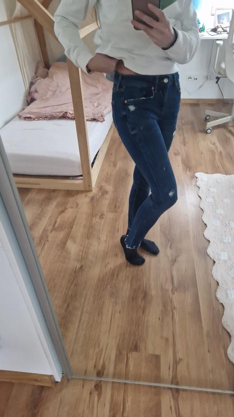 Tmavomodre rifle zara, zara,xs